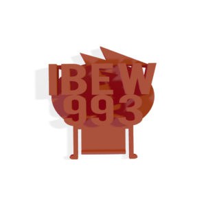 IBEW Local Hard Hat Clip