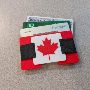 Super Slim Canadian Flag Wallet