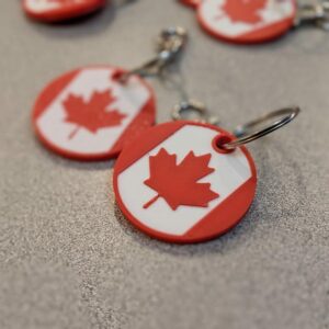 Canada Maple Leaf Keychain